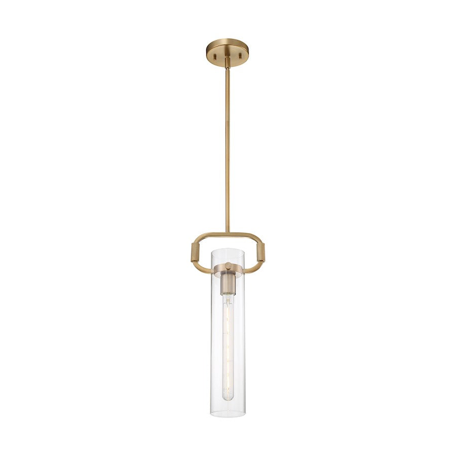 1 Light 5" Pendant, Clear Glass