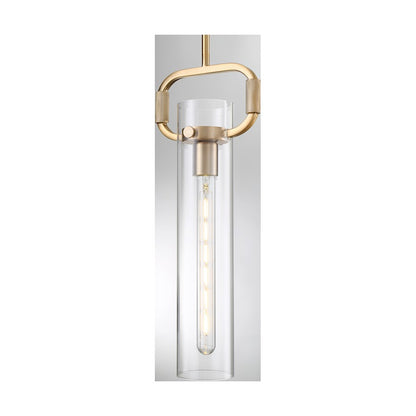 1 Light 5" Pendant, Clear Glass