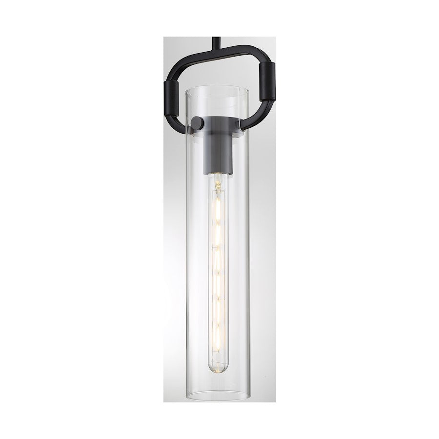 1 Light 5" Pendant, Clear Glass