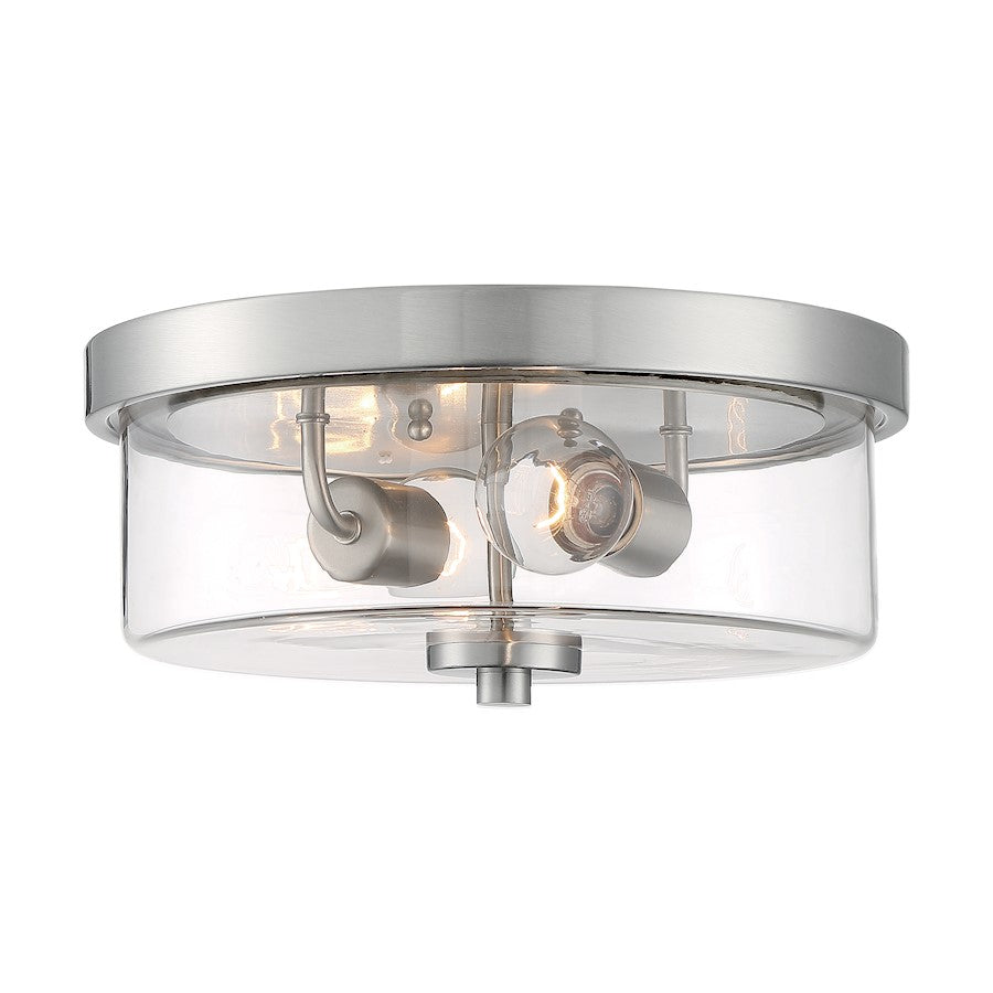 Nuvo Lighting Sommerset Flush Mount, Clear