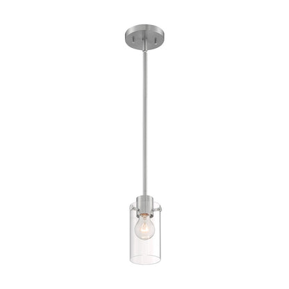 1 Light Mini Pendant, Clear