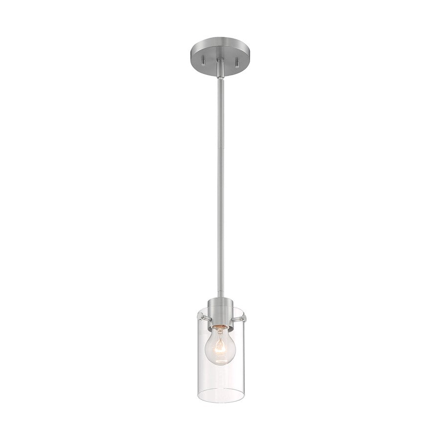1 Light Mini Pendant, Clear
