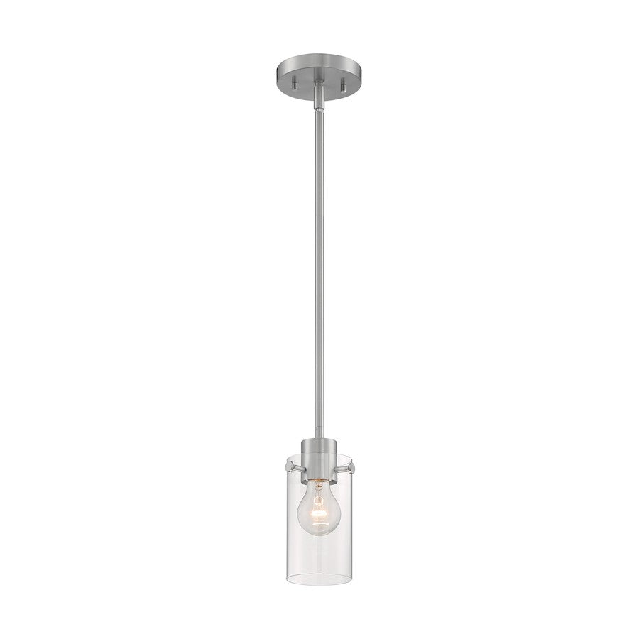 1 Light Mini Pendant, Clear