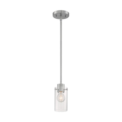 1 Light Mini Pendant, Clear
