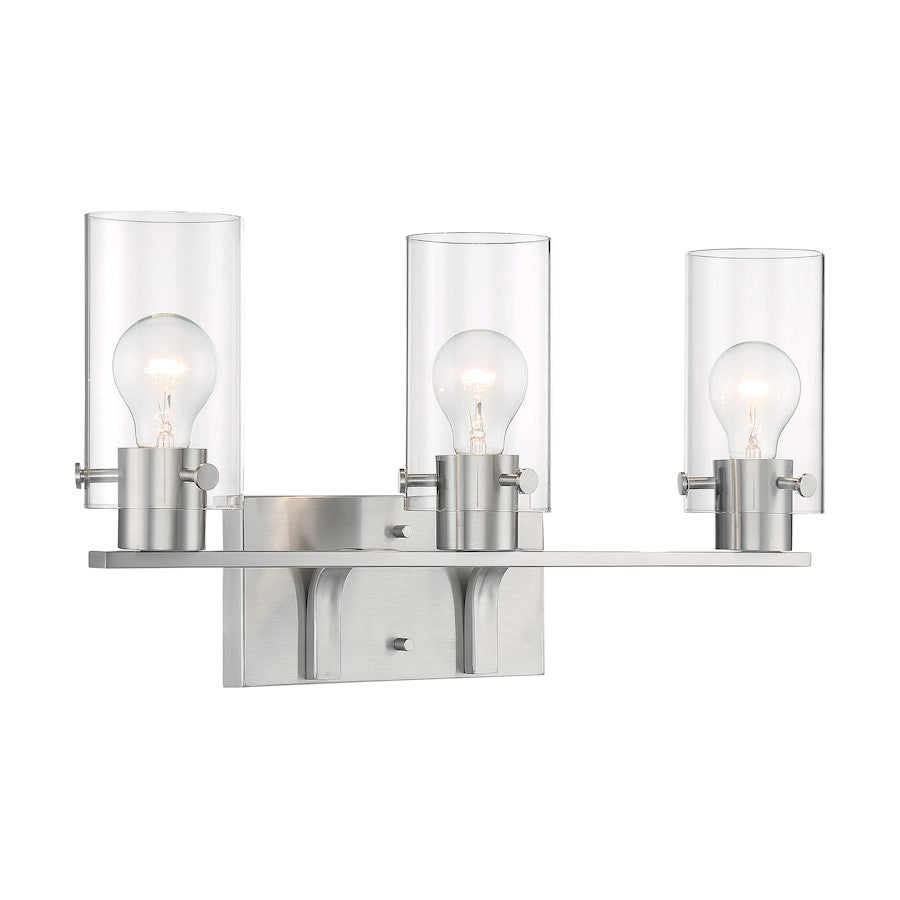 Bathroom Vanity Light, Clear Glass