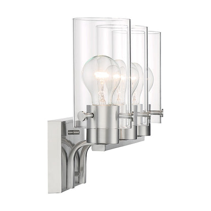 Bathroom Vanity Light, Clear Glass