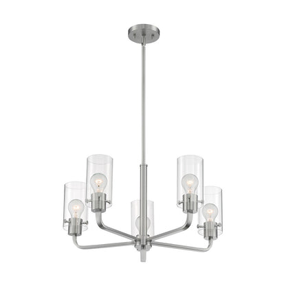 Sommerset Chandelier, Clear Glass