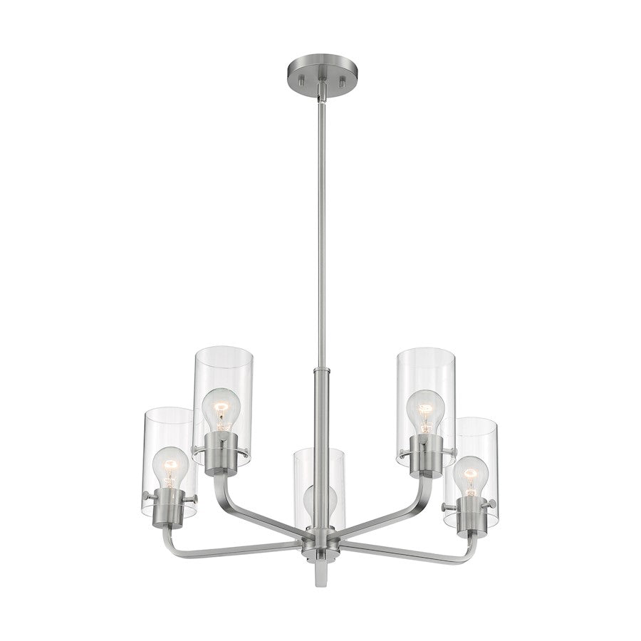 Sommerset Chandelier, Clear Glass