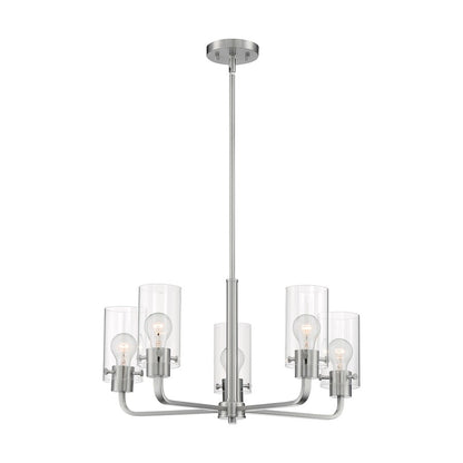 Sommerset Chandelier, Clear Glass