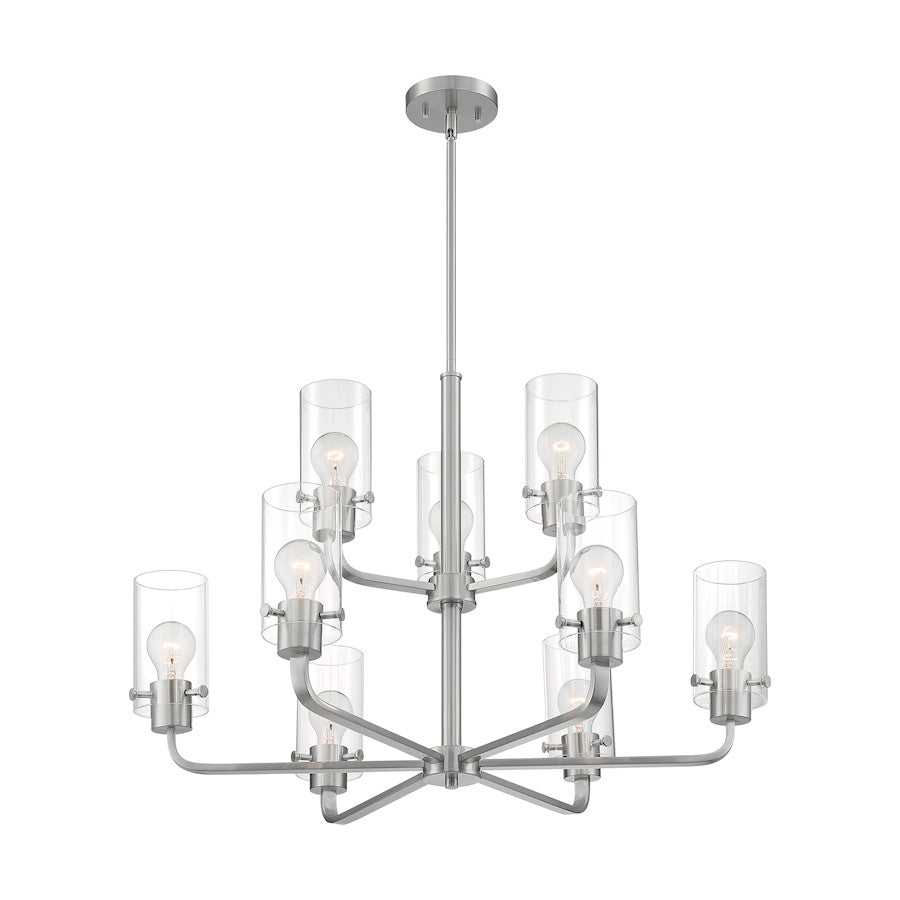 Sommerset Chandelier, Clear Glass