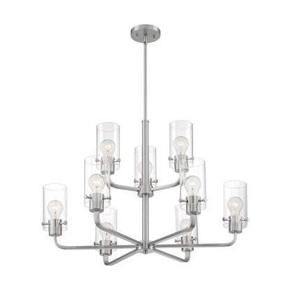 Sommerset Chandelier, Clear Glass