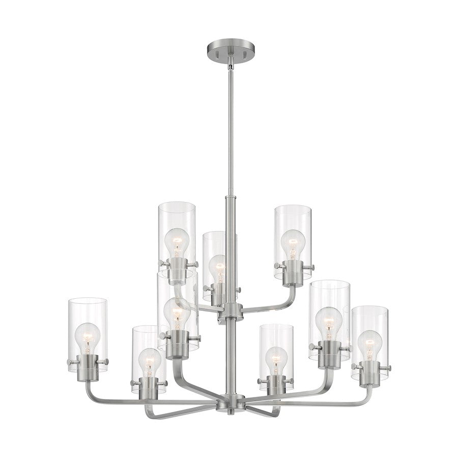 Sommerset Chandelier, Clear Glass