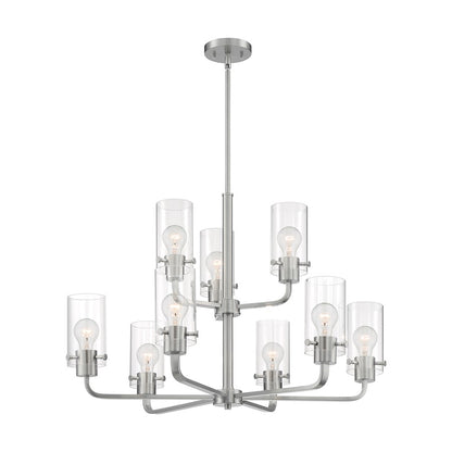Sommerset Chandelier, Clear Glass