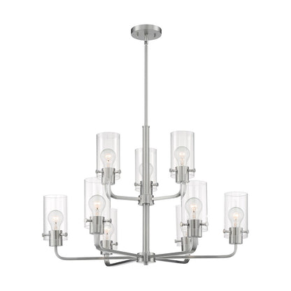 Sommerset Chandelier, Clear Glass