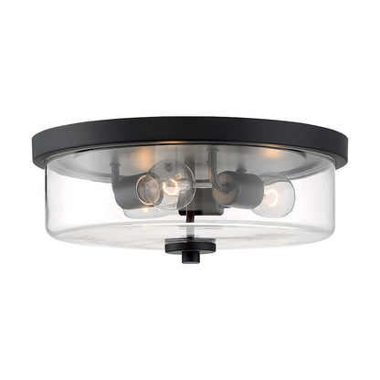 Nuvo Lighting Sommerset Flush Mount, Clear