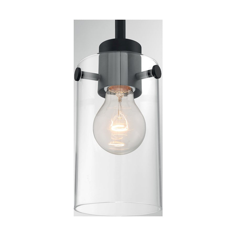 1 Light Mini Pendant, Clear