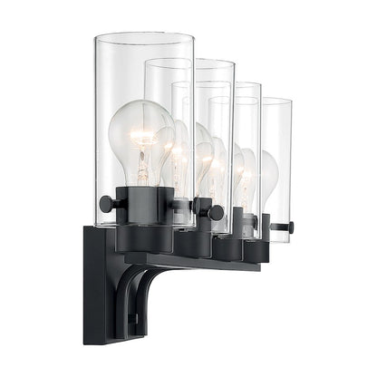 Bathroom Vanity Light, Clear Glass