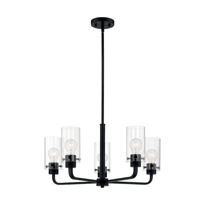 Sommerset Chandelier, Clear Glass