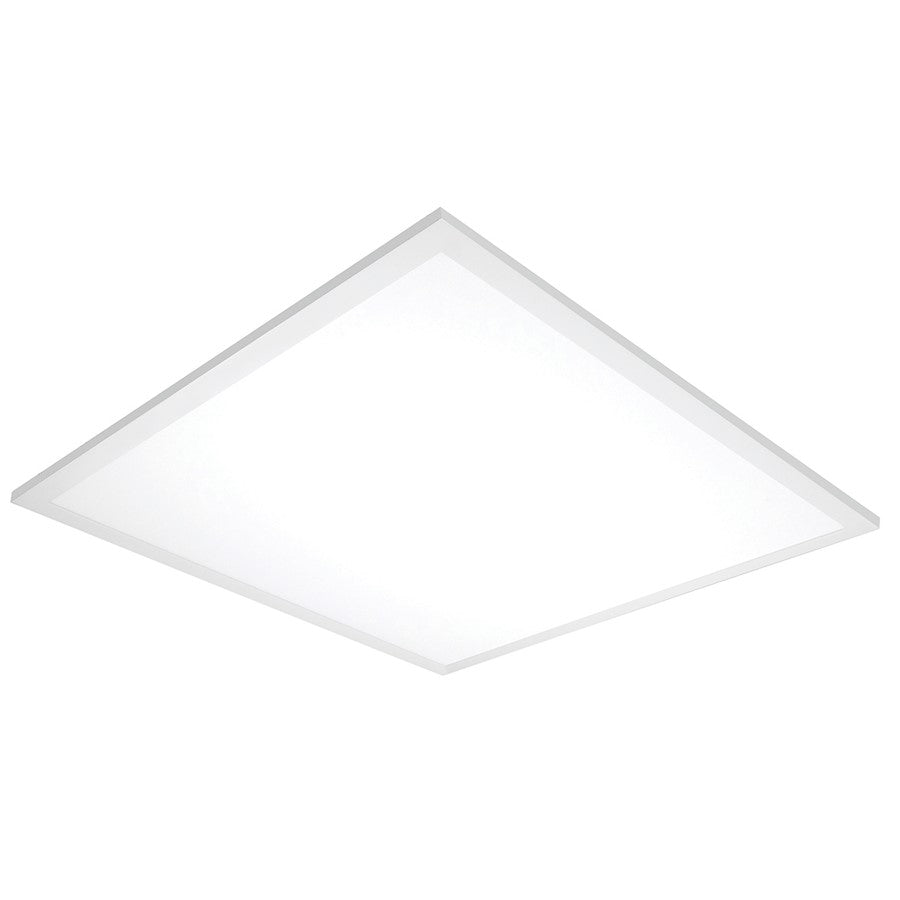 Nuvo Lighting 62-1057 48in LED Flush Mount | Utility White Finish | Garage & Utility Room | 2800 Lumens, 3000K, Dimmable | Model 62-1057