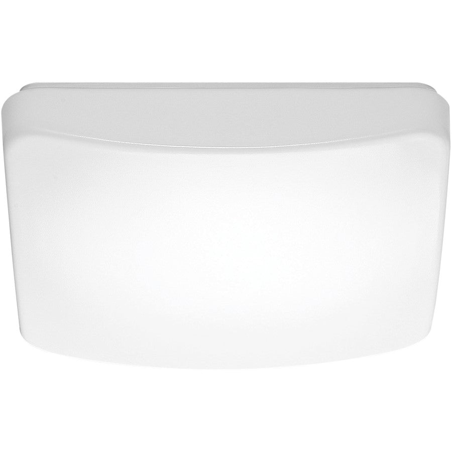 Nuvo Lighting 11in LED Flush Mount | Utility White Acrylic Lens | Hallway & Utility Room Ceiling Light | 11 x 11 x 4 in, 90 CRI | Model 62-1097