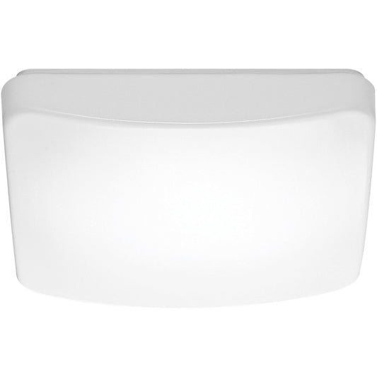 Nuvo Lighting 11in LED Flush Mount | Utility White Acrylic Lens | Hallway & Utility Room Ceiling Light | 11 x 11 x 4 in, 90 CRI | Model 62-1097