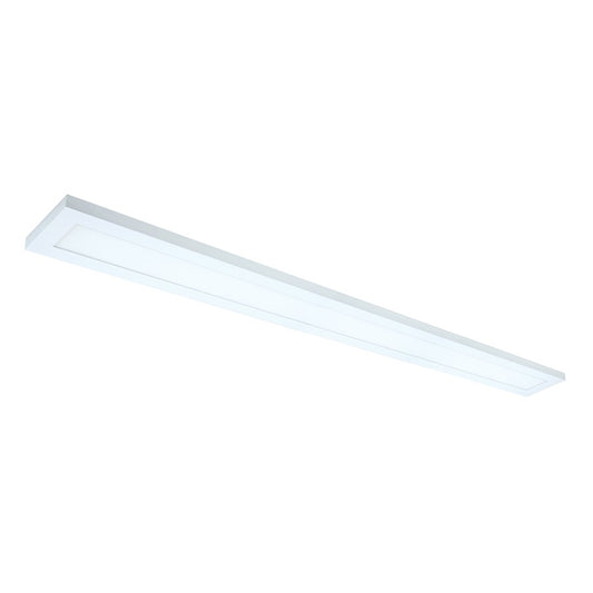 Nuvo Blink VI 48in 40W LED Flush Mount | Utility White Finish | Kitchen & Hallway | 3300 Lumens, 5000K, Dimmable, Damp Rated | Model 62-1157