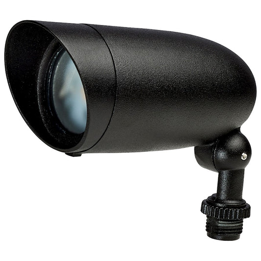 Nuvo 62-1197 6W LED Landscape Flood Light | Utility Matte Black Die-Cast Aluminum | Outdoor Pathway & Accent Lighting | 640 Lumens 3000K | Model 62-1197