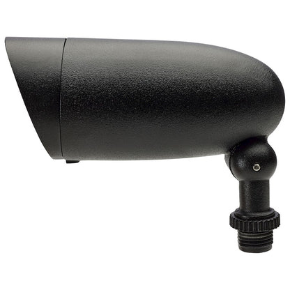 Nuvo 62-1197 6W LED Landscape Flood Light | Utility Matte Black Die-Cast Aluminum | Outdoor Pathway & Accent Lighting | 640 Lumens 3000K | Model 62-1197