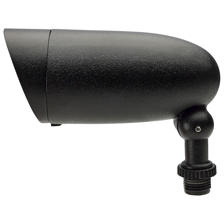 Nuvo 62-1197 6W LED Landscape Flood Light | Utility Matte Black Die-Cast Aluminum | Outdoor Pathway & Accent Lighting | 640 Lumens 3000K | Model 62-1197