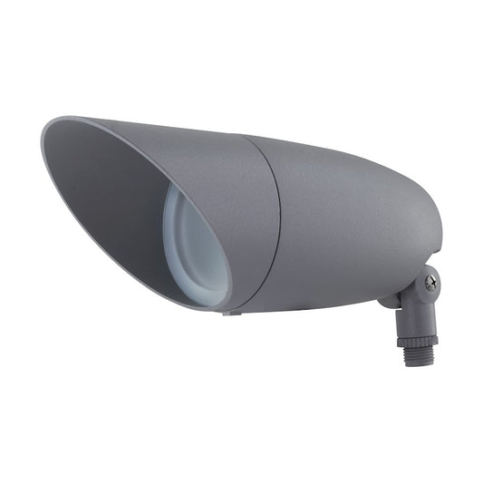 Nuvo 62-1208 LED Landscape Flood Light | Modern Light Gray Aluminum | Outdoor Walkway & Garden Accent | 12W 1248lm 3000K 80CRI Wet Rated | Model 62-1208