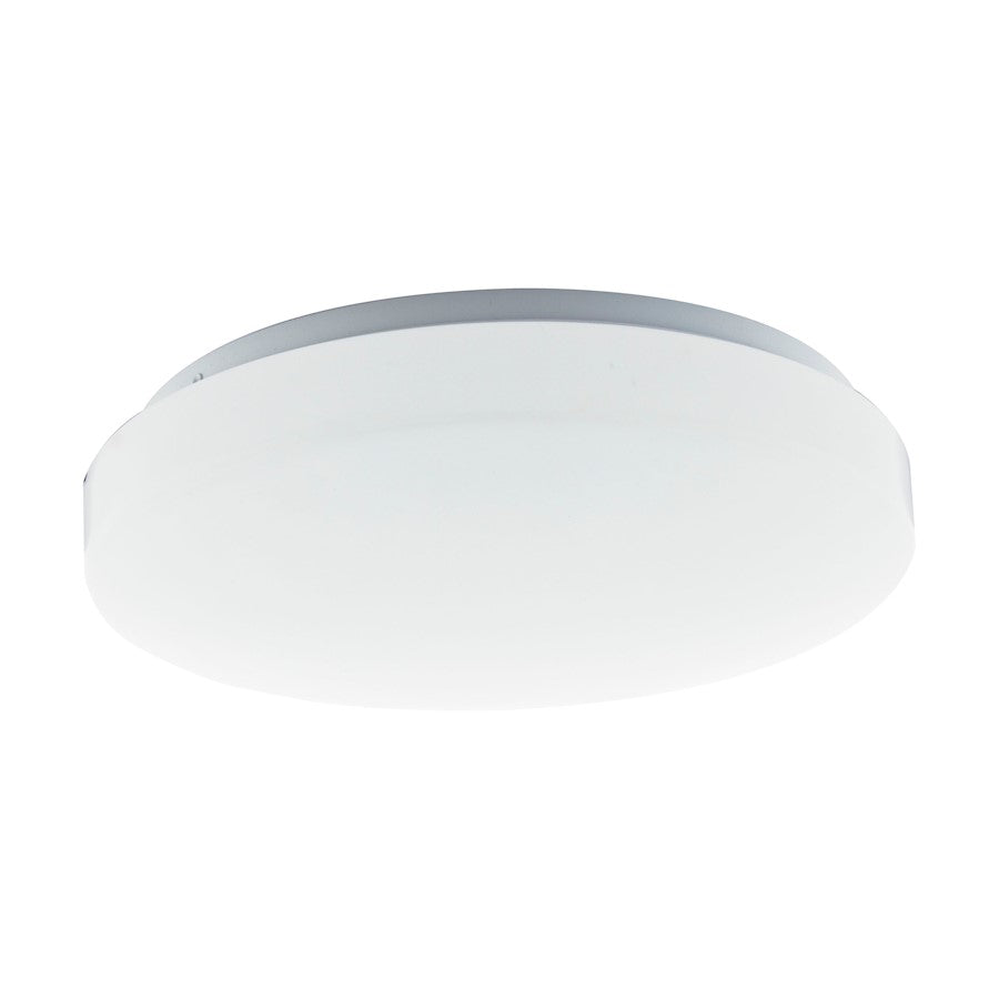 Nuvo Lighting 62-1210 11in Round LED Flush Mount | Contemporary White Acrylic | Kitchen Bathroom & Hallway | 11.54 x 11.54 x 3.04 in | Model 62-1210