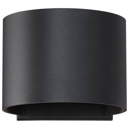 Nuvo Lightgate 5W LED Wall Sconce | Contemporary Matte Black | Outdoor Entryway & Patio Accent | 240 Lumens, 3000K, Wet Rated | Model 62-1464R1