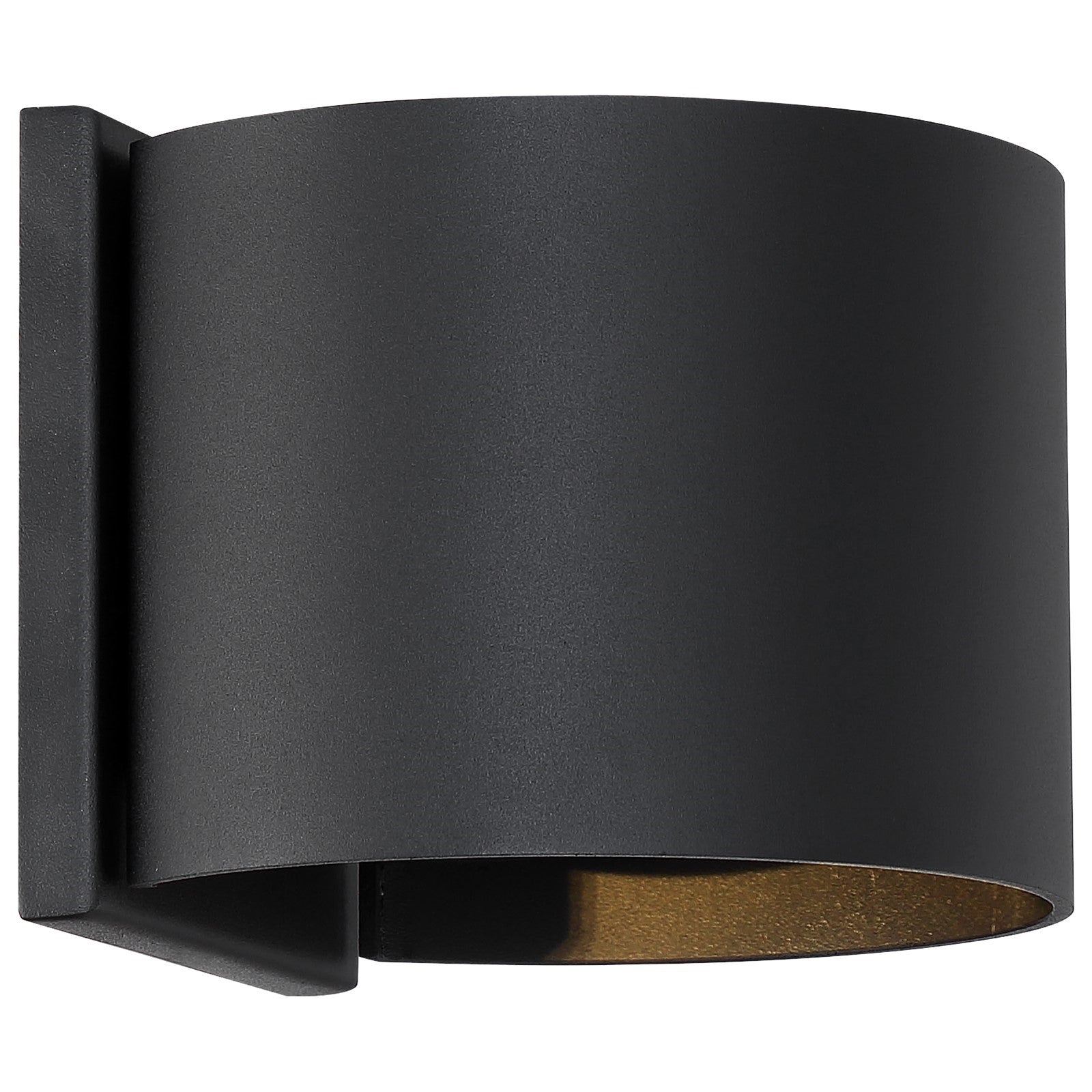 Nuvo Lightgate 5W LED Wall Sconce | Contemporary Matte Black | Outdoor Entryway & Patio Accent | 240 Lumens, 3000K, Wet Rated | Model 62-1464R1