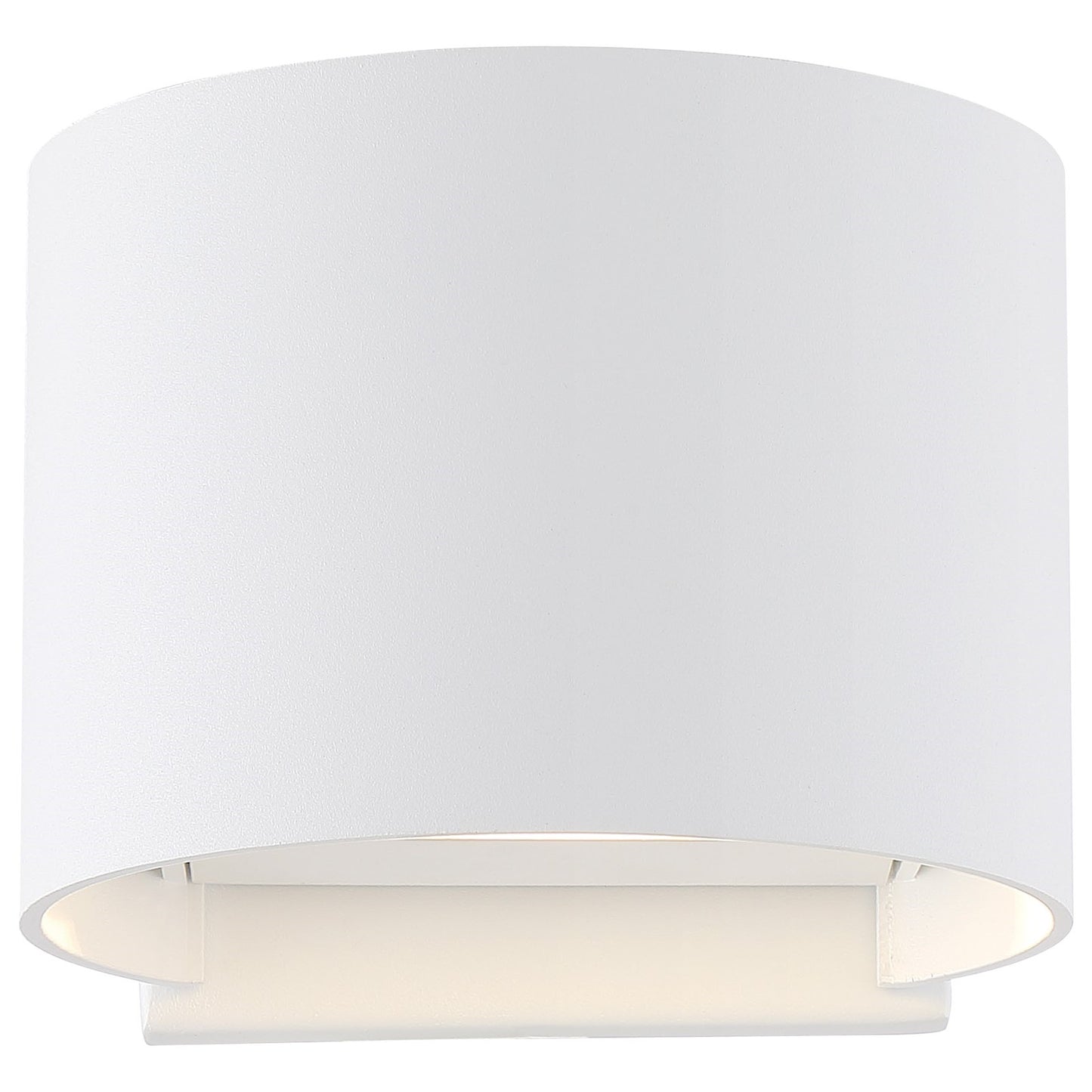 Nuvo Lightgate 5W LED Wall Sconce | Contemporary Matte White | Outdoor Entryway & Patio Accent | 240 Lumens, 3000K, Wet Rated | Model 62-1465R1