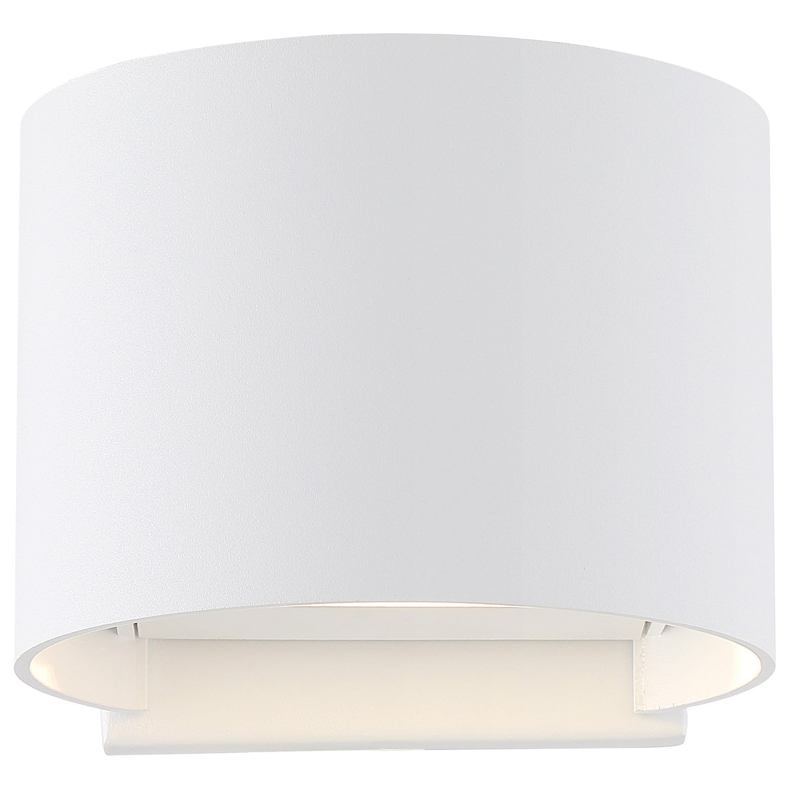 Nuvo Lightgate 5W LED Wall Sconce | Contemporary Matte White | Outdoor Entryway & Patio Accent | 240 Lumens, 3000K, Wet Rated | Model 62-1465R1