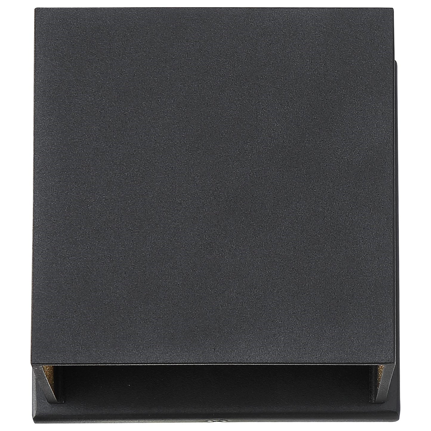 Nuvo Lighting Lightgate 5W LED Wall Sconce | Matte Black Square | Outdoor Entryway & Patio | 4.75 x 4.75 x 4.75 in | Model 62-1466R1