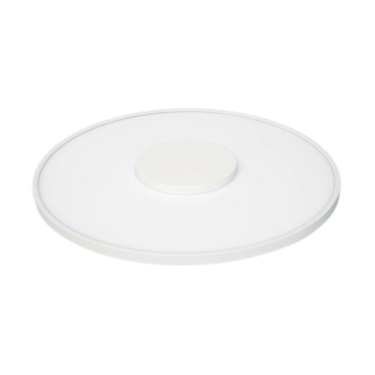 Nuvo Lighting 17in LED Flush Mount | Modern White Finish | Bathroom & Hallway Ceiling Light | 2200 Lumens 3000K Dimmable | Model 62-1523