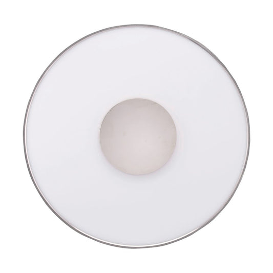 Nuvo Lighting 62-1525 17in LED Flush Mount | Modern Contemporary Polished Nickel | Bathroom & Hallway Ceiling Light | 2200 Lumens 3000K | Model 62-1525