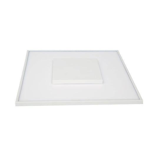 Nuvo Lighting 62 17in 1-Light Flush Mount | Modern White LED | Bathroom & Hallway Ceiling Light | 2200 Lumens 3000K 90 CRI Dimmable | Model 62-1527