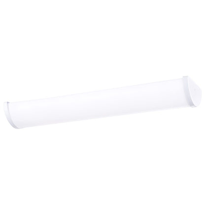 Nuvo Crispo 25in 1-Light LED Vanity Light | Contemporary White Acrylic | Bathroom & Hallway | 25 x 3 x 6 in, Dimmable, Color Quick | Model 62-1633