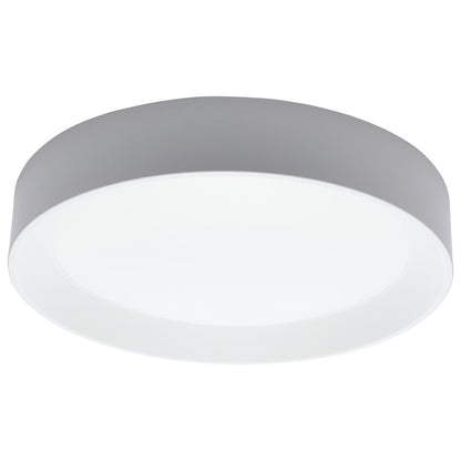 Nuvo Lighting Selene 13in LED Flush Mount | Contemporary White Steel with Halo Accent | Bedroom & Hallway Ceiling Light | 1400 Lumens | Model 62-1695