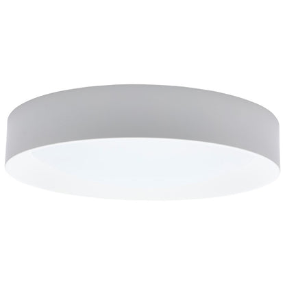 Nuvo Lighting Selene 13in LED Flush Mount | Contemporary White Steel with Halo Accent | Bedroom & Hallway Ceiling Light | 1400 Lumens | Model 62-1695