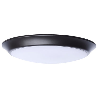 Nuvo Lighting 10in LED Disk Light | CCT Selectable Bronze Flush Mount | Kitchen, Bathroom & Hallway Ceiling Light | 1000lm 90 CRI | Model 62-1813R1