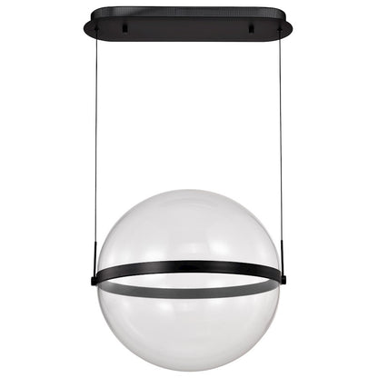 Nuvo Lighting Arvada 20" LED Pendant, Black Silk Screened Acrylic Lens - 62-2034