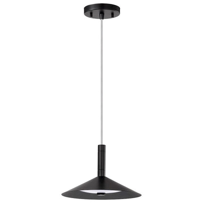 Nuvo Lighting Corrine 10" LED Pendant, Black 3K/4K/5K CCT Selectable - 62-2071