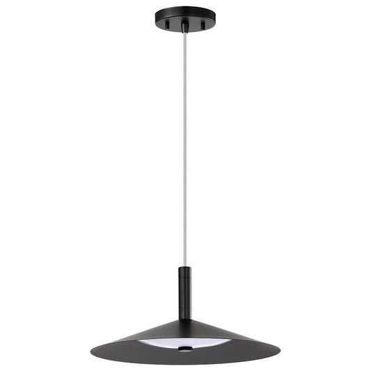 Nuvo Lighting Corrine 14" LED Pendant, Black 3K/4K/5K CCT Selectable - 62-2072