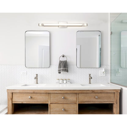 36" LED Bathroom Vanity Light, Brushed Nickel