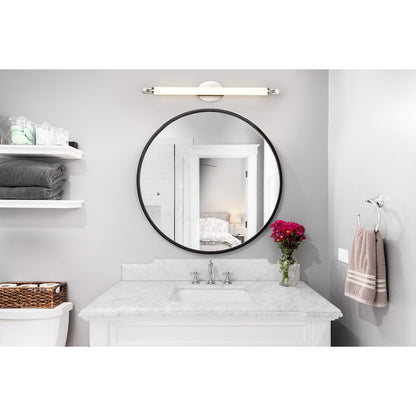 28" LED Bathroom Vanity Light, Brushed Nickel