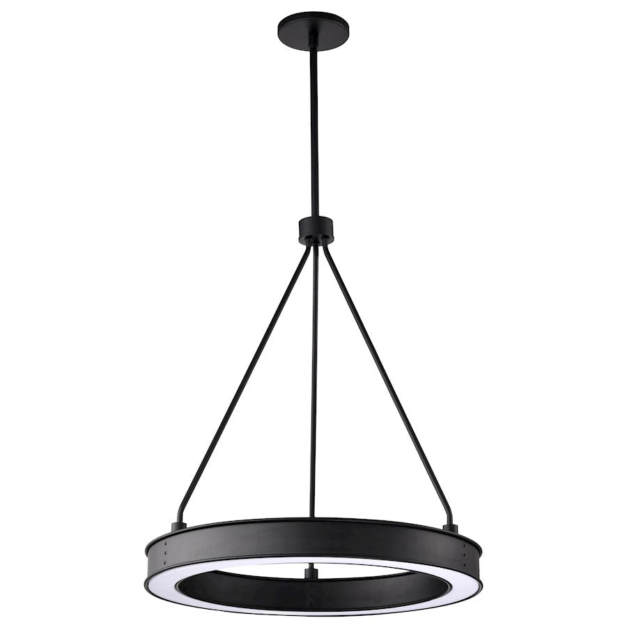 Nuvo Lighting Longford 20" LED Pendant, Textured Black Acrylic Lens - 62-2261