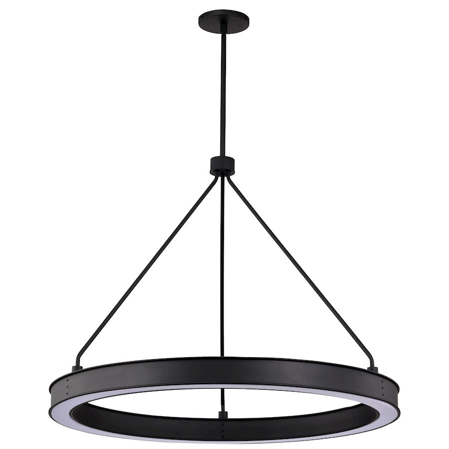 Nuvo Lighting Longford 30" LED Pendant, Textured Black Acrylic Lens - 62-2262